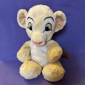 DISNEY BABY SIMBA PLUSH Embroidered Eyes 9” Perfect For Little Ones
